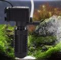 3 In 1 Silent Aquarium Filter Submersible Oxygen Internal Pump Sponge Water With Rain Spray For Fish Tank Air Increase 5W.