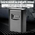 4 Di t Combination Pas Key Storage Box Wall Mounted Safety Lock Tool.