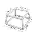 Embroidery Frame Lap Stand Rectangular Double Layer Household Versatile Embroidery Frame Holder PP Plastic Tube for Cross Stitch. 