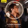 Baseus Bowie MA10 Wireless IPX6 Waterproof Bluetooth Earphone With Active Noise Cancellation Super Long Battery Life Wireless Earbuds Premium Sound With 4 ENC Mics.