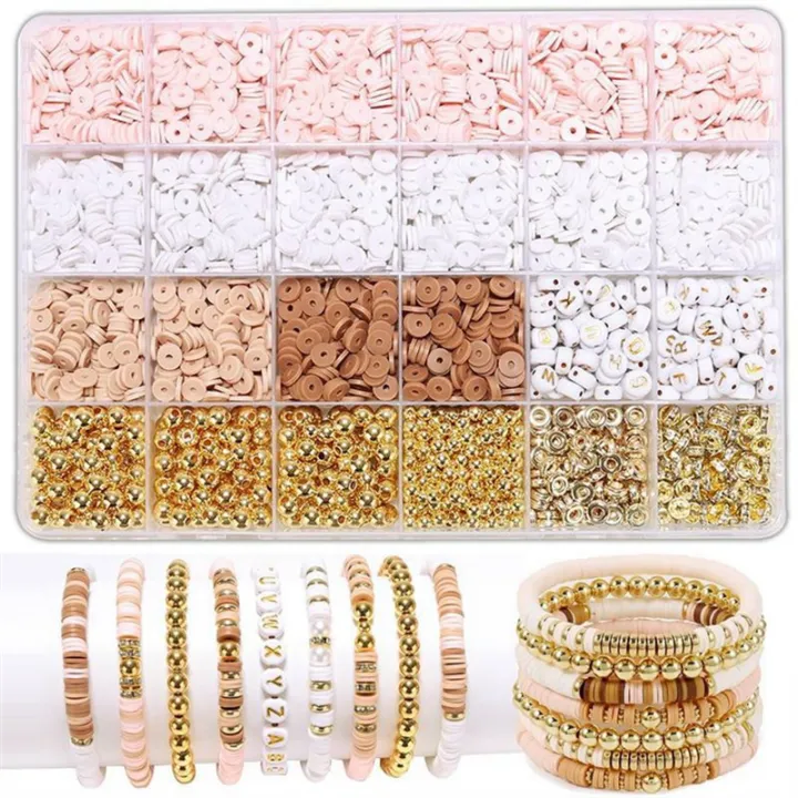 Clay%20Beads%20Bracelets%20for%20Women,%20Bracelet%20Making%20Kit%20Gold%20A%20-%20Image%206