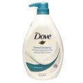 International Malaysia product Dove Gentle Exfoliating shower gel body wash used for male/ female - 1000 ml. 
