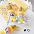 Cute Banana Cat Doll Crying Banana Cat Keychain Plush Stuffed Doll Banana Cat Doll Pendant Crying Sad Crying Banana Keyring Keychain Accessories. 