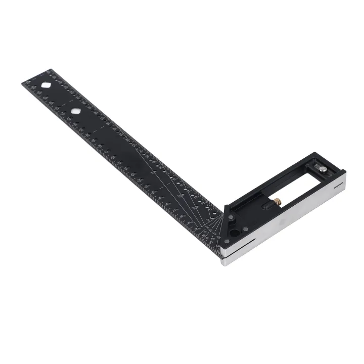 Multi Angle Measuring Ruler Right Angle Ruler Non Fall Off Compact Universal Combination High Accuracy with Clear Scale for Drawing