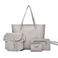 Wholesale Shoulder Crossbody Bag Cross Border Lychee Pattern Mother Bag European and American Fashion Women's Bags 2024 New Four Piece Set Bill of Lading.