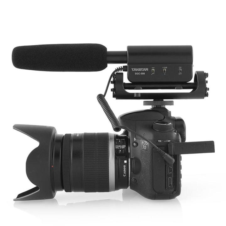 Takstar%20SGC-598%20Photography%20Interview%20Shotgun%20MIC%20Microphone%20for%20Nikon%20Canon%20DSLR%20Camera%20DV%20Camcorder%20for%20Vloggers/Videomaker%20-%20Image%202