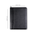 Prime Document Folder with Notepad – PU Leather Organizer for Office, Seminar & Meetings [Hearts Prime Folder]. 