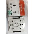 Switch Box and Combine Universal Power Switch And Back Part 3Pin 2Pin Combine Socket AC 250V 16A 8 Pin Combine Wall Switch Box Socket Back And Part Electrical Wall Mount Gang Plug Socket For IPS UPS Stabilizer Computer Refrigerator.