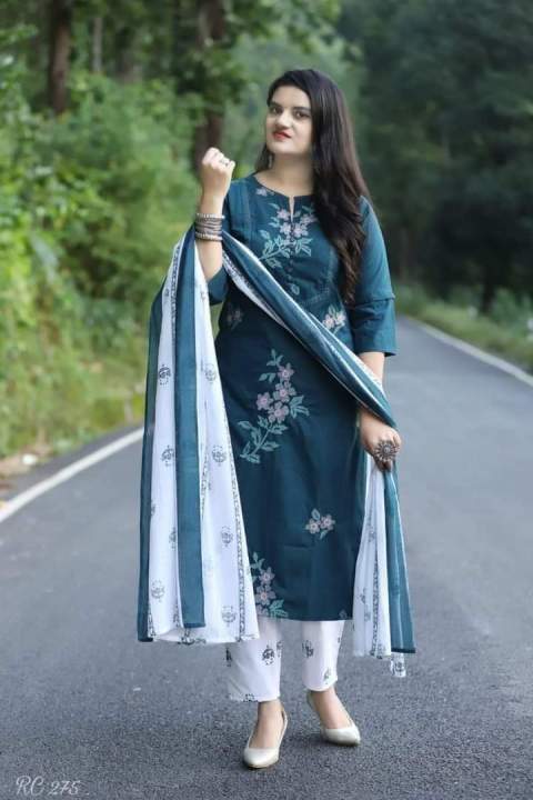 New%20Gorgeous%20Unstitched%20Cotton%20Scren%20Printed%20Salwar%20Kameez%20for%20Women%20-(%203%20Piece%20)%20-%20Image%203