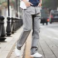 Men's Brand Jeans High Quality Gray Mens Retro Baggy Jeans Hip Hop Loose Skateboard Denim Pants Brand Clothes Size 28-48. 