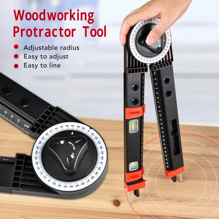Woodworking%20Protractor%20Tool%20With%20Level%20Gauge%20Angle%20Finder%20Protractor%20DIY%20-%20Image%208