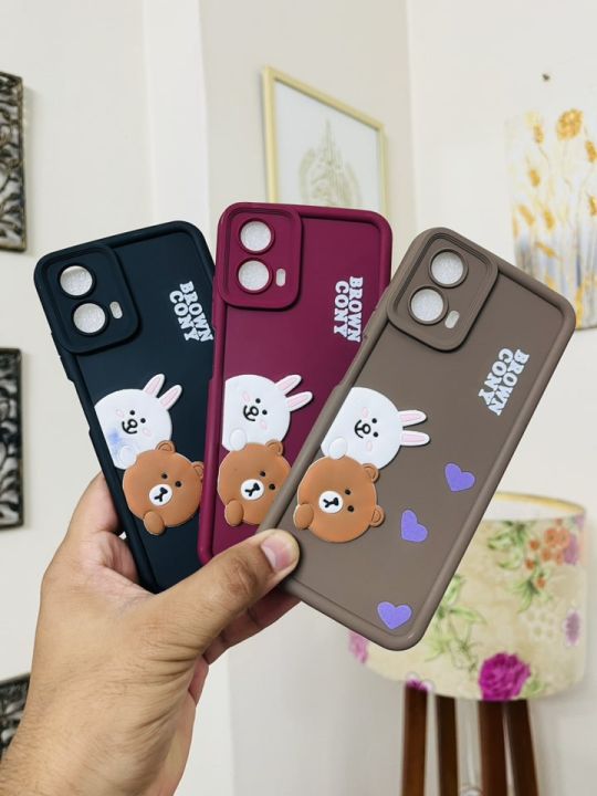 Motorola G34/G45 5g Back Cover Phone Case Soft Silicone Premium Safe With Camera Bump Protection NEW Trendy Premium Silicone Back Cover Motorola G45 5G/G34 5G Back Case