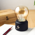 LED Bulb Classical Blowing Retro Desk Table Lamp USB Rechargeable Light Home Decoration For New Year Study Room Night Light.