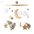 Baby Crib Mobile Hanging Decoration for Infant Newborn 6-12 Months.