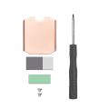 SSD Copper Heatsink Rust-proof Cooling Thermal Pad Polished Heat Sink Sheet for Steam Deck M.2 2230 for Steam Deck Game Consoles.
