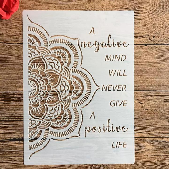 Stencil for Wall & Fashion Painting Template 10 by 8 inch.