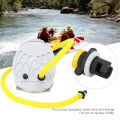 Portable Foot Air Pump Compact Plastic for Fishing Inflatable Boat Rubber Dinghy Kayak. 