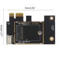 M.2 Wifi Adapter M2 Ngff Key A E To Pci Express PCI-E 1X NGFF Support 2230 Wireless Network Card for AX200 9260AC 8265AC. 
