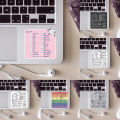 Computer Reference Keyboard Shortcut Sticker Adhesive For Windows PC Laptop Desktop. 