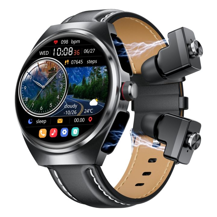 GT95 1.53 inch IPS Screen 2 in 1 Bluetooth Earphone Watch