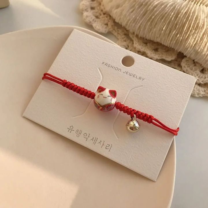 Rope%20Handmade%20Bell%20Cute%20Ceramic%20Cat%20Pendant%20Maneki%20Neko%20Bracelet%20Red%20Braided%20Rope%20Women%20Hand%20Ring%20Chinese%20Style%20Jewelry%20-%20Image%207