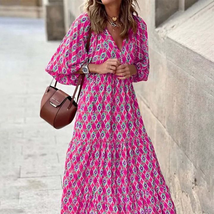 loose flowy dress Paisley Magic two piece set. Cotton shorts and criss cross strap loose flowy dress with small yellow flowers. Size 6 main image 0