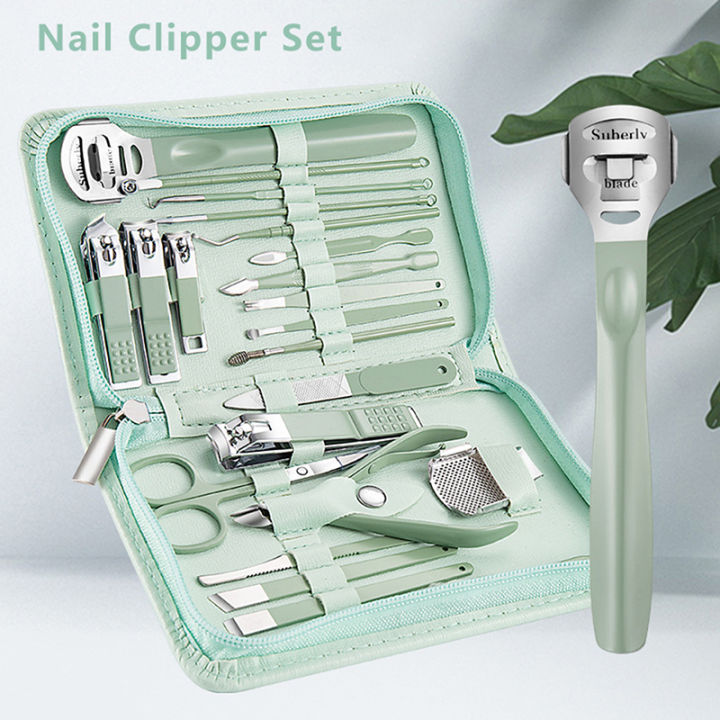 7-22 Pcs Nail Art Cutter Pedicure Scissors Nail Clipper Tool Set ...