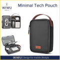 WiWU Minimalist Travel Pouch for Electronics Macbook Accessorie Organizer Bag. 
