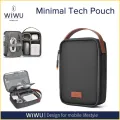WiWU Minimalist Travel Pouch for Electronics Macbook Accessorie Organizer Bag.