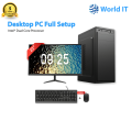 Intel Dual Core Desktop Computer Full Setup | Customizable 4-8GB RAM, 120GB SSD, 500GB-1TB HDD & Monitor | Affordable Budget Office & Gaming PC Windows 10 Pro 2025.