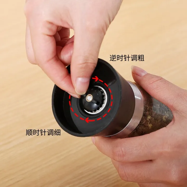 Stainless%20Steel%20Manual%20Mill%20Pepper/Salt/Spices%20Grinder%20Kitchen%20Supplies%20Spices%20Glass%20Storage%20Container%20Kitchen%20Gadgets%20Tools%20-%20Image%205