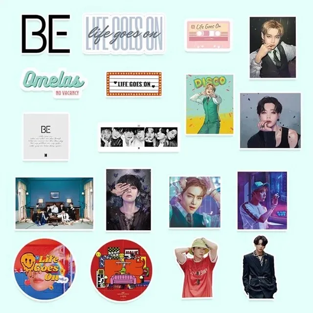 78%20Pcs%20Set/%20BTS%20BE%20Album%20Concept%20Stickers%20Set%20-%20Image%202