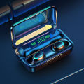 F9 TWS True Wireless Earbuds With Power Bank tuch Bluetooth 5.0 headset in-ear sports digital display charging compartment intelligent noise reduction Earphone. 