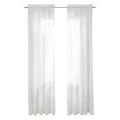 Window White Sheer Curtains 108 Inches Long 2 Panels Sheer White Curtains Clear Curtains Basic Rod Pocket Panel.