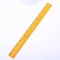 Yellow Wooden Ruler Wooden Ruler 15/20/30cm Single Sided Double Scale Ruler Student Learning Stationery.