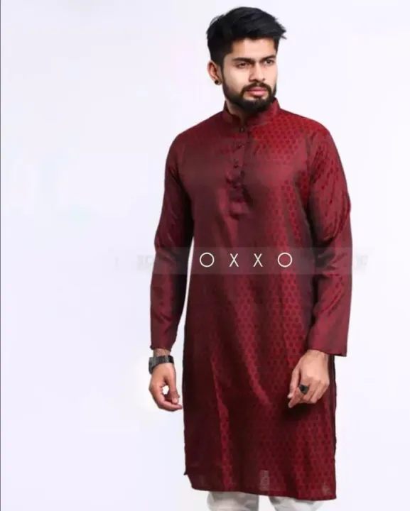 Semilong%20fashionable%20men's%20clothing%20occasionally%20panjabi%20-%20Image%205
