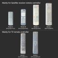Transparent Silicone Remote Control Cover TV Air Condition Remote Control Case Holder Anti-dirt Dust-proof Cover Protective Case.