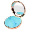 Travel Retainer Case with Mirror Mouth Guard Case Protection with Vent Holes Gold. 