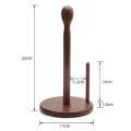 Wooden Kitchen Standing Tissue Paper Towel Roll Rack Holder Holders Toilet Roll Stand Weighted Base.