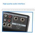 4 Channel Bluetooth Mixer Audio Mixing DJ Console with Reverb Effect.