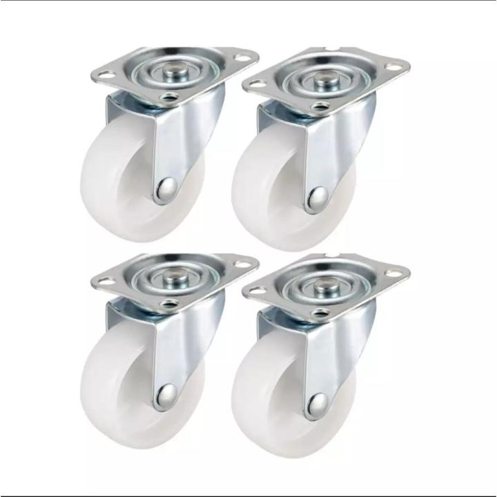 1 Set (4 Pis) 1.5 Inch Universal Swivel Caster Wheels For Furniture Rotating Wheel
