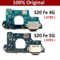 Original USB Charger Dock Connector Charging Port Microphone Flex Cable For Samsung S20 Fe 4G 5G G780 G781. 
