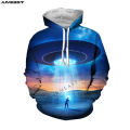Jumeast  Men Women 3D Sweatshirt Starry Sky Planet Universe Night View Oversized Coat Streetwear Pullover Spring Autumn Hoodies. 