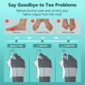Unisex Orthopedic Bunion Corrector Splint Toe Straightener Adjustable Knob Hallux Valgus Toe Corrector Pedicure Foot Care Tools. 