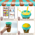 Slushy Maker Cup Slushie Cup Magics Freeze Squeeze Ice Cup Summer Smoothies Slushie Cups Ice Cream Maker for Home-B. 
