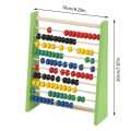 1 pcs Wooden Abacus for Kids - Montessori Math Learning Toy (3-6 Years).