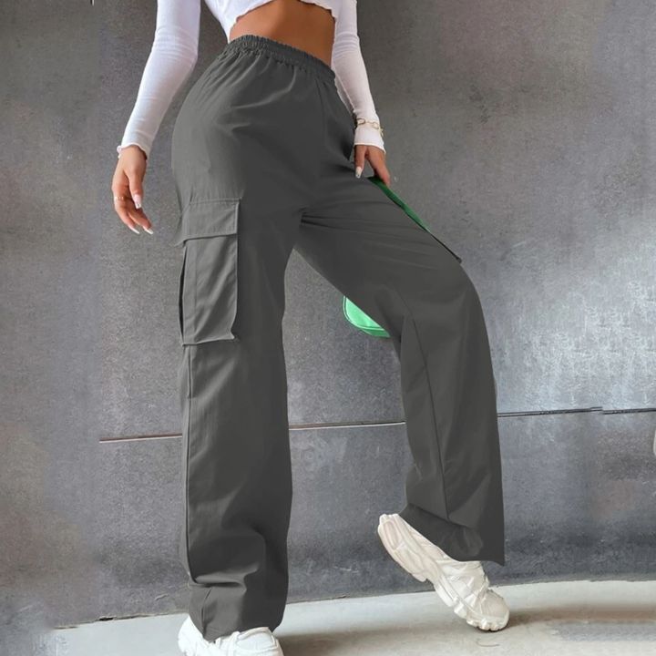 Y2K%20Women%20Vintage%20Cargo%20Pants%20Streetwear%20Techwear%20Korean%20Harajuku%20Parachute%20Pants%20Beige%20Sweatpants%20Wide%20Leg%20Joggers%20Trousers%20-%20Image%206