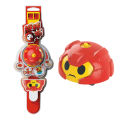 Rotating Gyro Watch Toy power battle watch car toy Spinning Top Pull Back Car Interactive Gift Educational toys for children. 