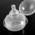 【KuaKe Mall】（NEW）1PC Baby Breast Milk Feeding Contact breast Shield Silicone breast Protective Cover with Carrying Box. 