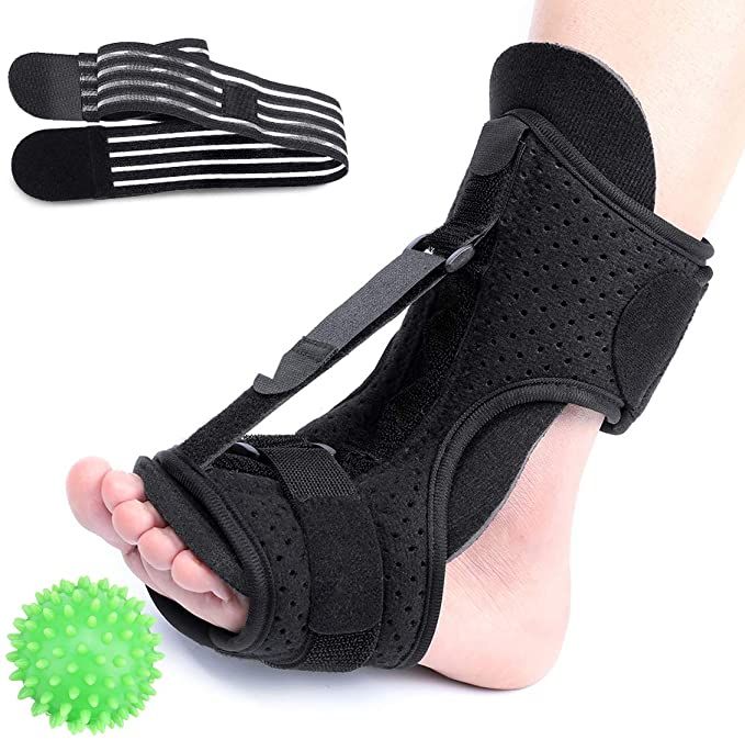 【7Rings Store】Plantar Night Splint Foot Drop Correction Support, Adjustable Elastic Back Splint, Effectively Relieve Foot